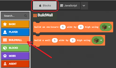 New BUILDWALL category