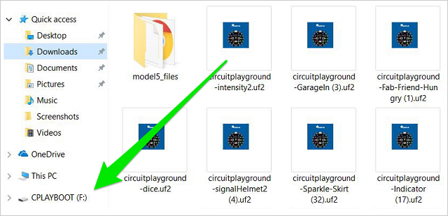 Windows File Explorer with programs to copy