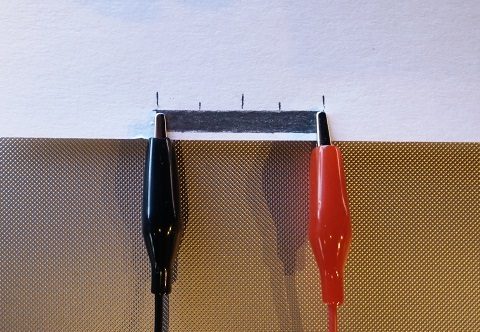 A graphite pencil marking resistor from Adafruit