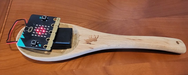 Spoon with just a micro:bit