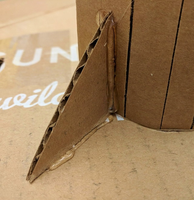 Make a gusset brace