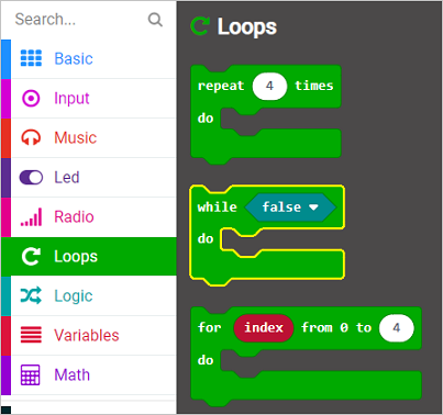 New while loop block