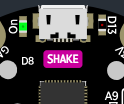 Shake button in the simulator