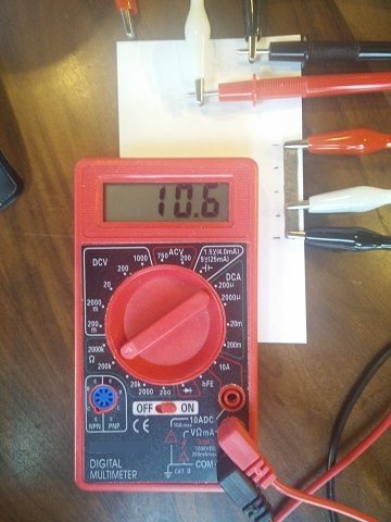 Measure the variable resistance