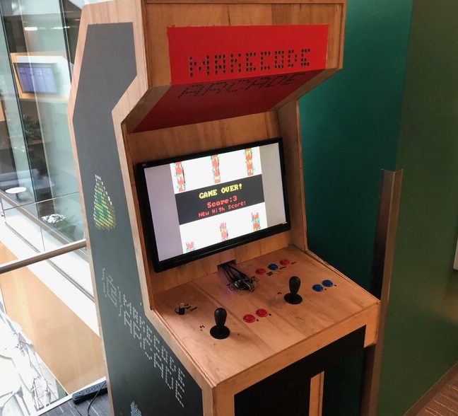 Makecode Arcade Wooden Cabinet - Diy Arcade Machine Raspberry Pi