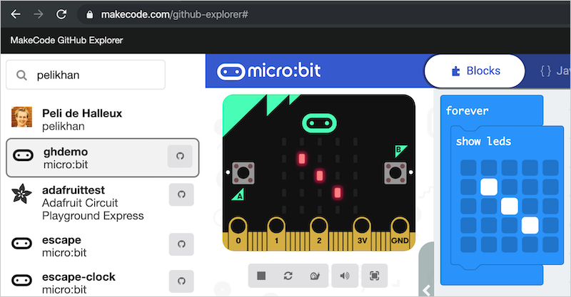 The GitHub Explorer application