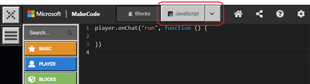 Switch to JavaScript