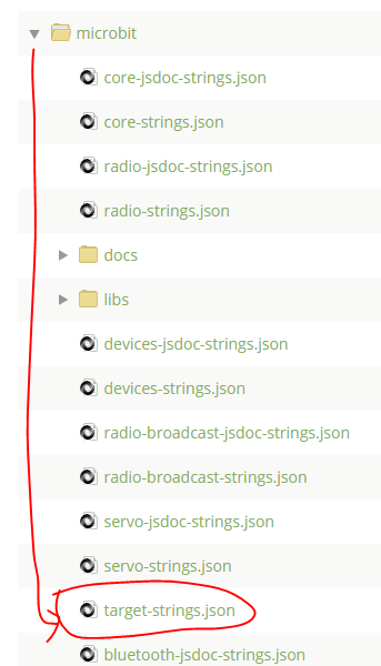 target-strings.json file in Crowdin UI