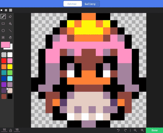 Marquee tool in sprite editor