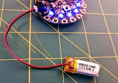 Lipo batteries are smaller and more portable than alkaline battery packs