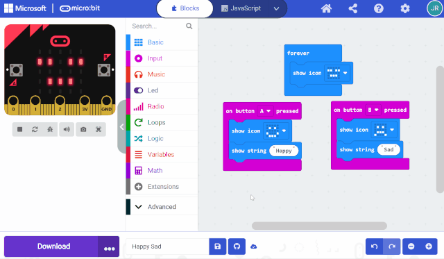 Code download dialog flow