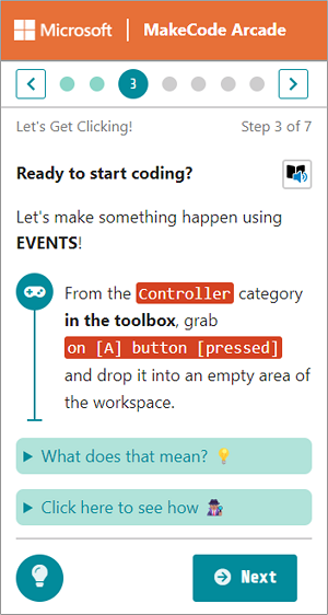 Tutorial Pane