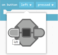 Dropdown with button choices