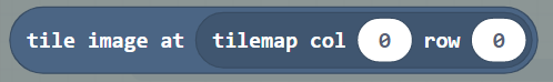 Tilemap image at location block