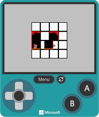 Puzzle game in simulator