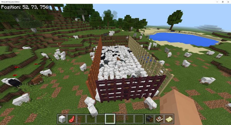 pen spawned sheep